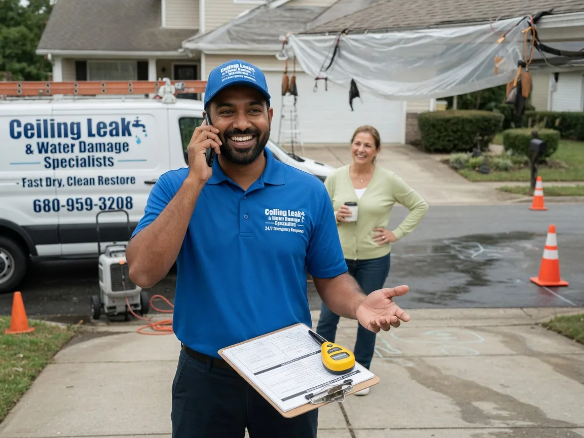 Ceiling Leak Cleanup Adamstown, PA FAQs